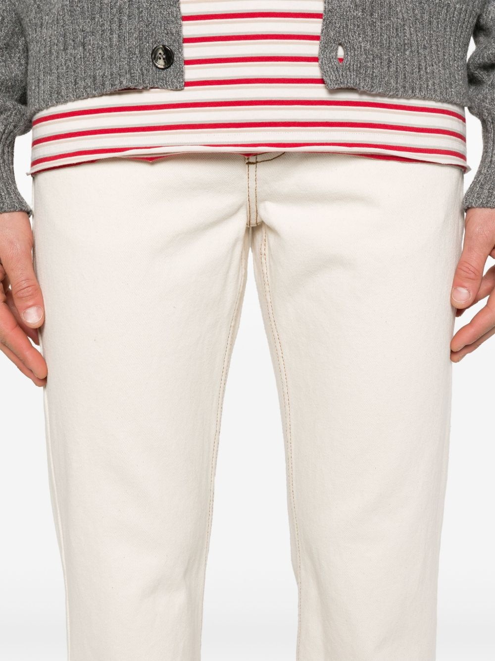 logo-patch jeans - 5