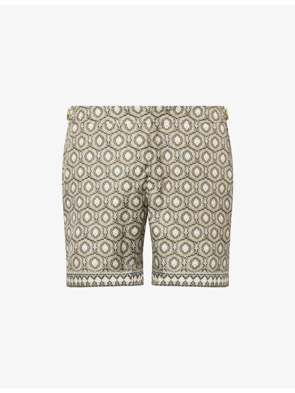 Bulldog Passetto-Print Swim Shorts - 1