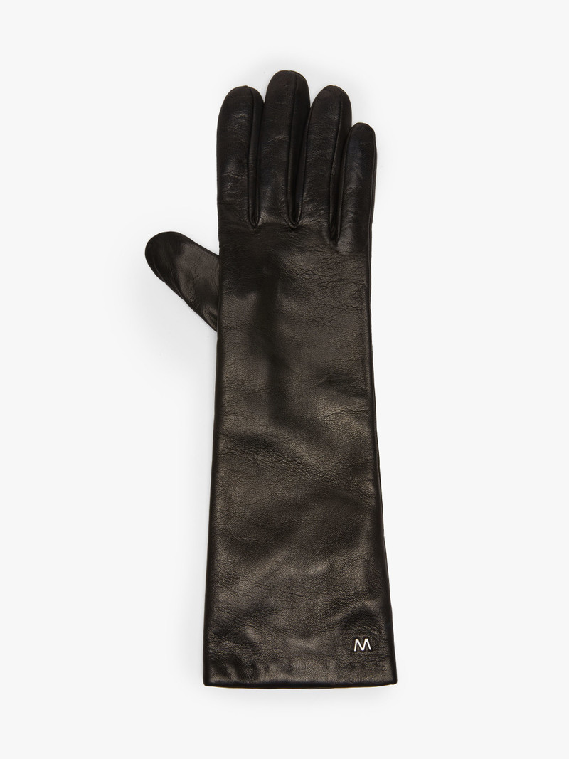 Max Mara SENAPE Nappa leather gloves outlook