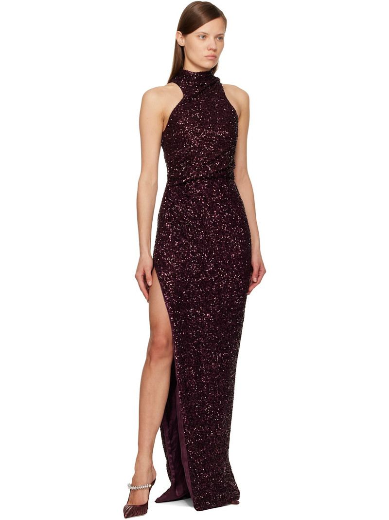 JIMMY CHOO Burgundy Bing 100 Heels outlook