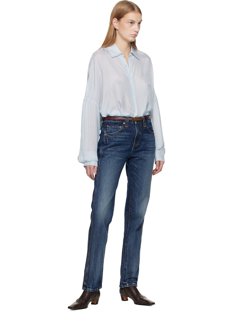 KHAITE Burgundy Empire Belt outlook