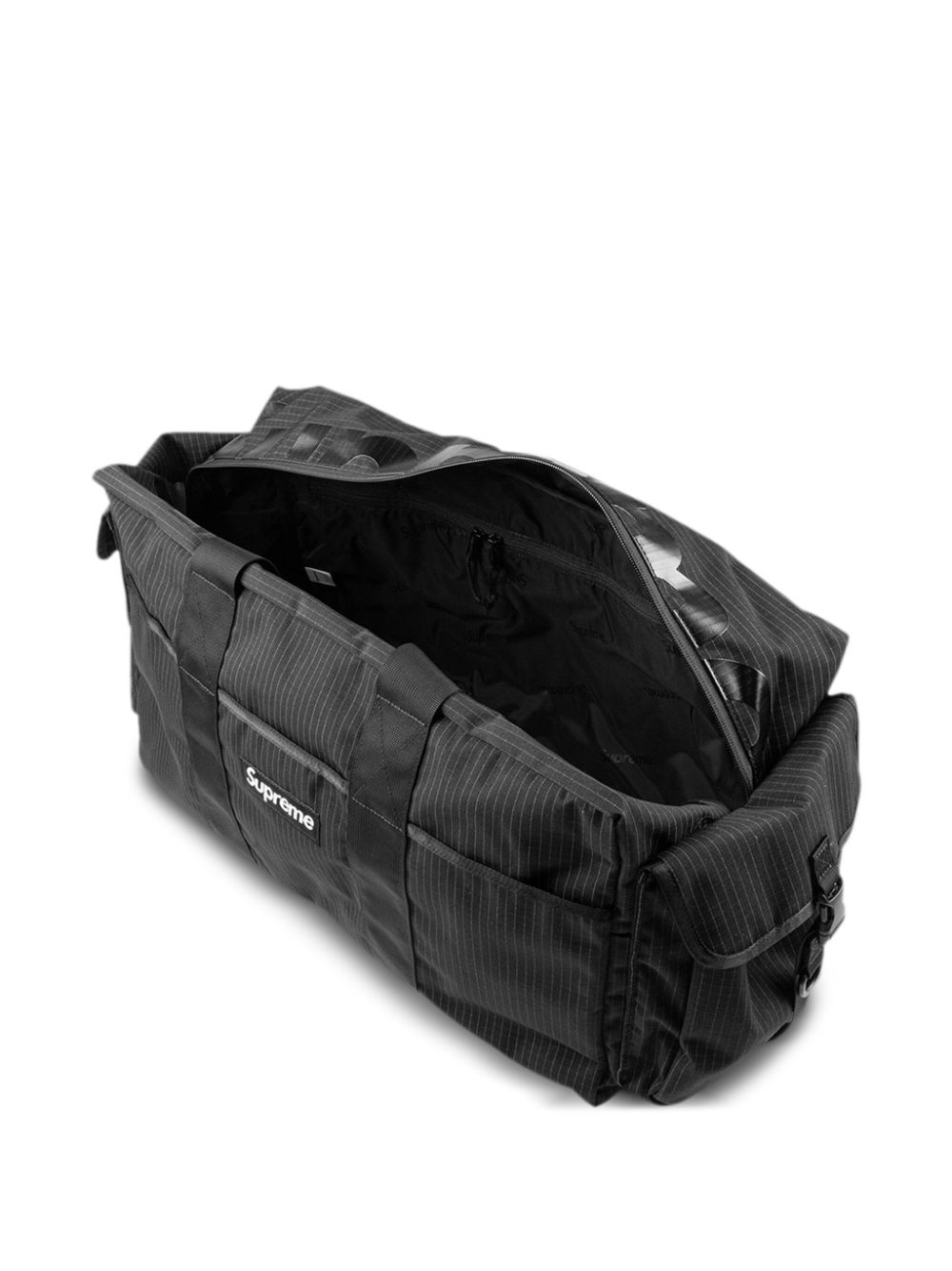 box-logo ripstop duffle bag - 4