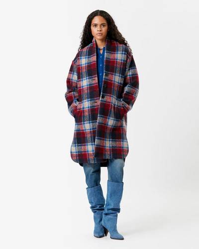 Isabel Marant Étoile GABRIEL CHECKED COAT outlook