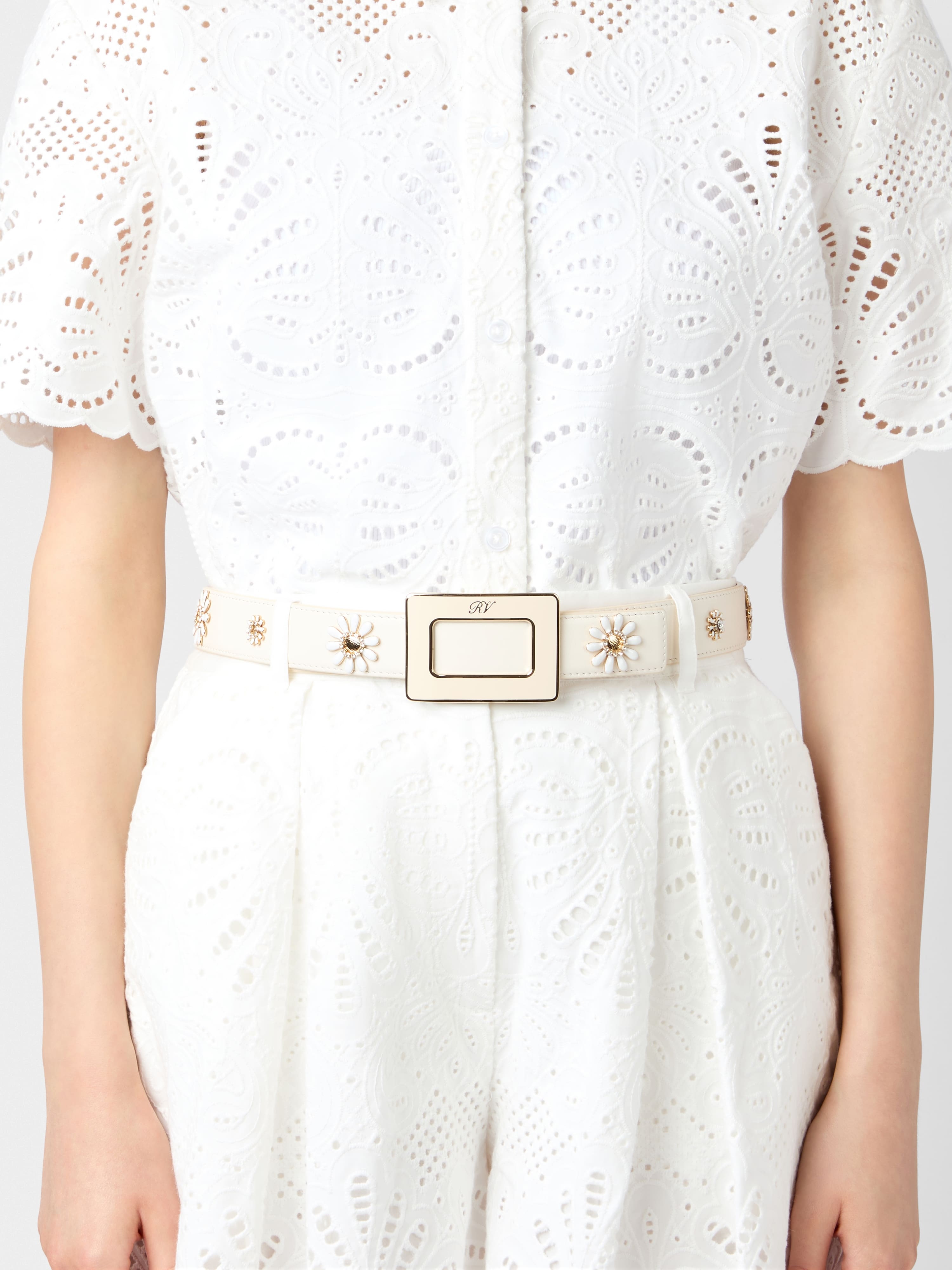 Belle Vivier Belt in leather - 3