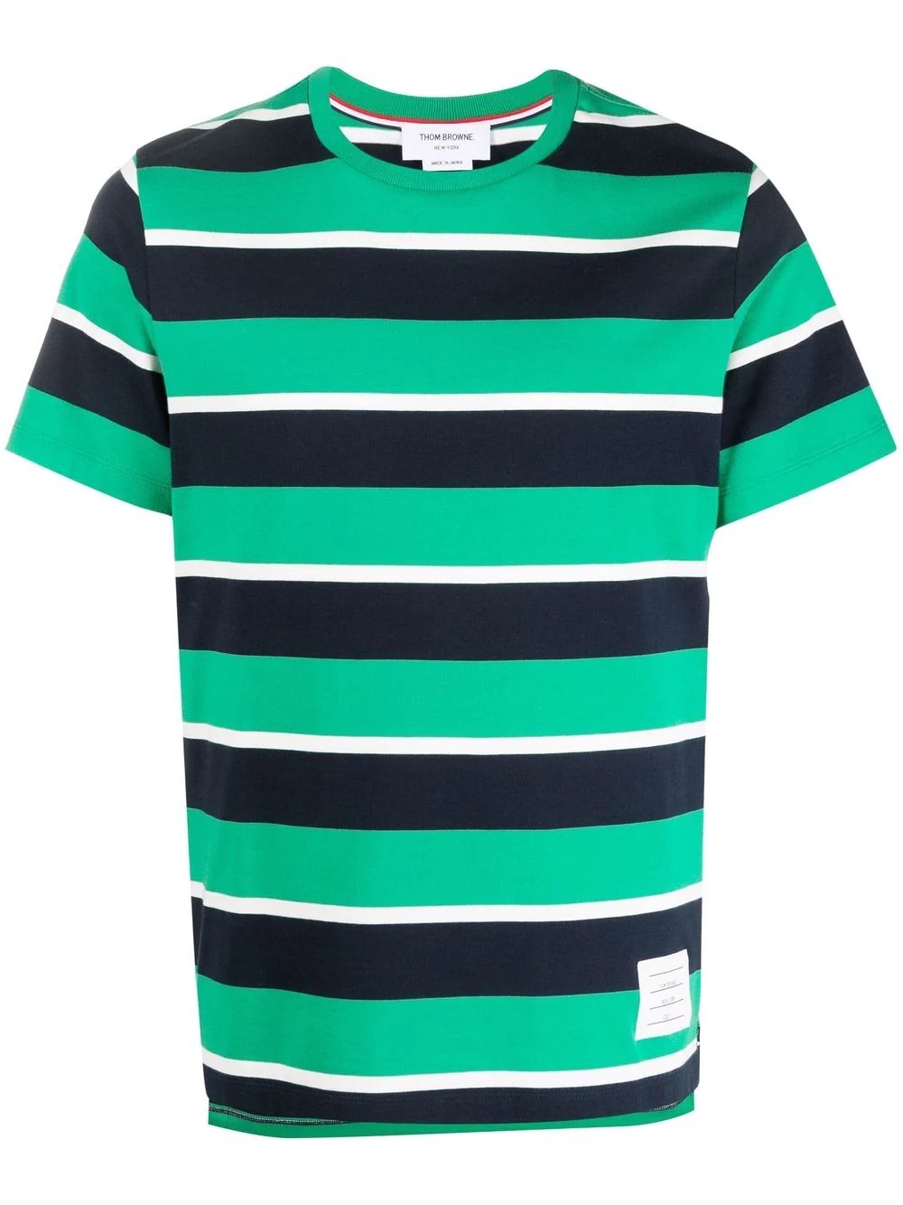 striped short-sleeve T-shirt - 1