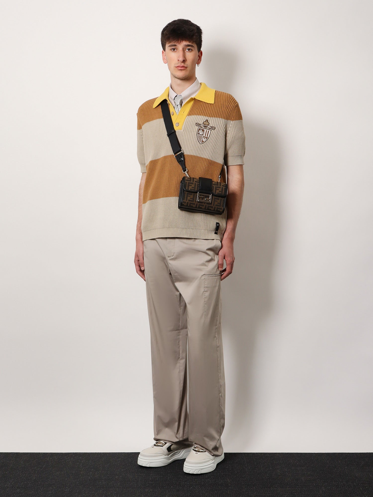 Fendi Baguette Double Jacquard Shoulder Bag - 2