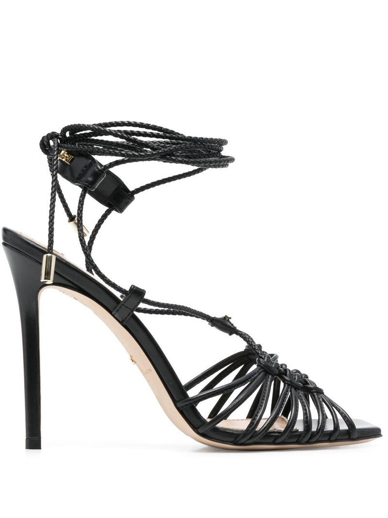 chain-detail open-toe sandals 1