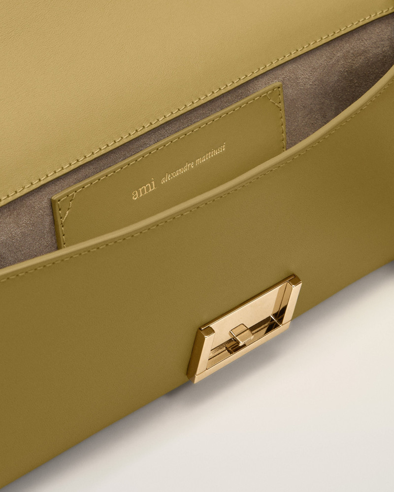 GREEN COW LEATHER MIMI POUCH 6