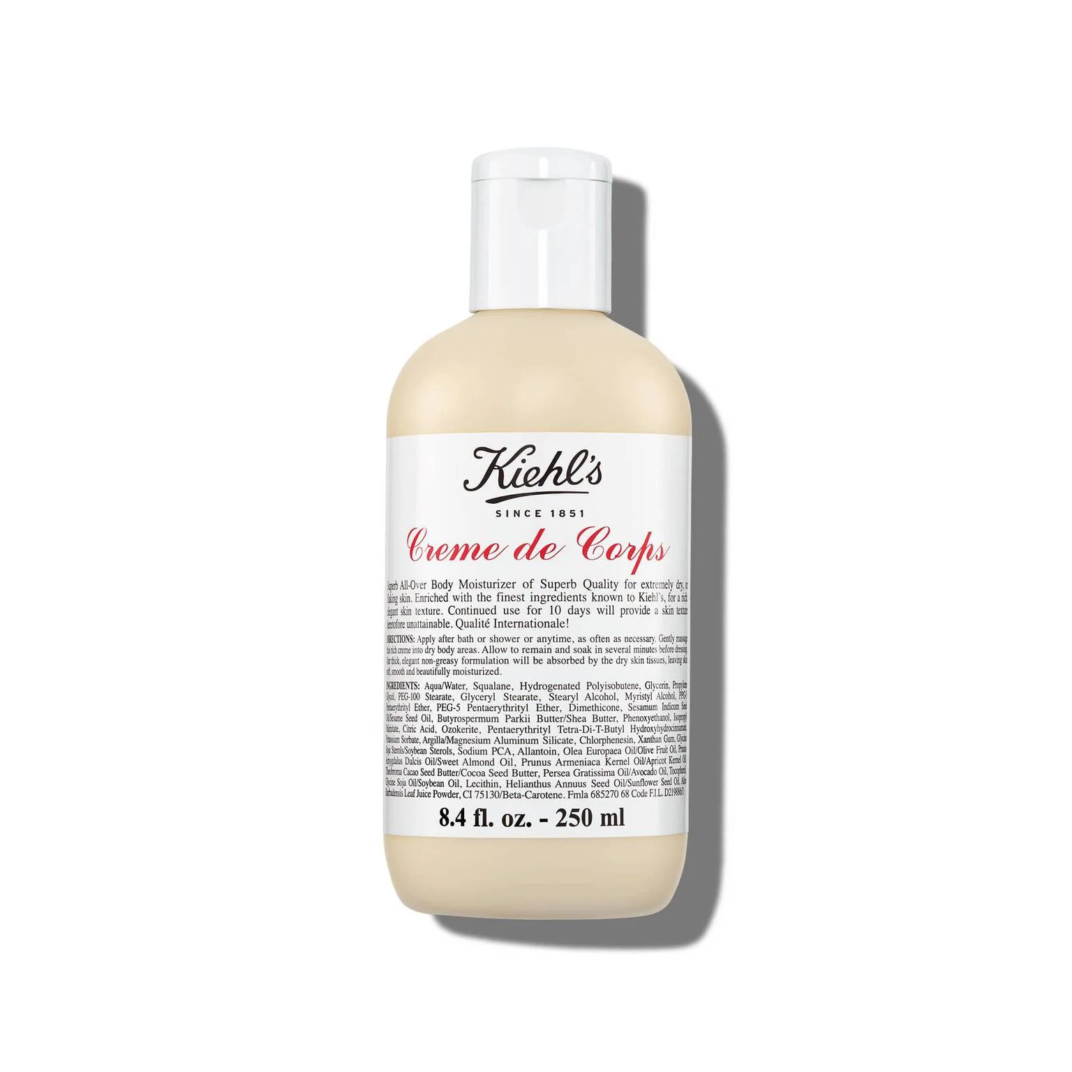 Creme de Corps Refillable Body Lotion with Cocoa Butter - 1