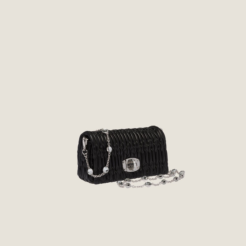 Miu Miu Miu Crystal nappa leather and crystal mini-bag outlook