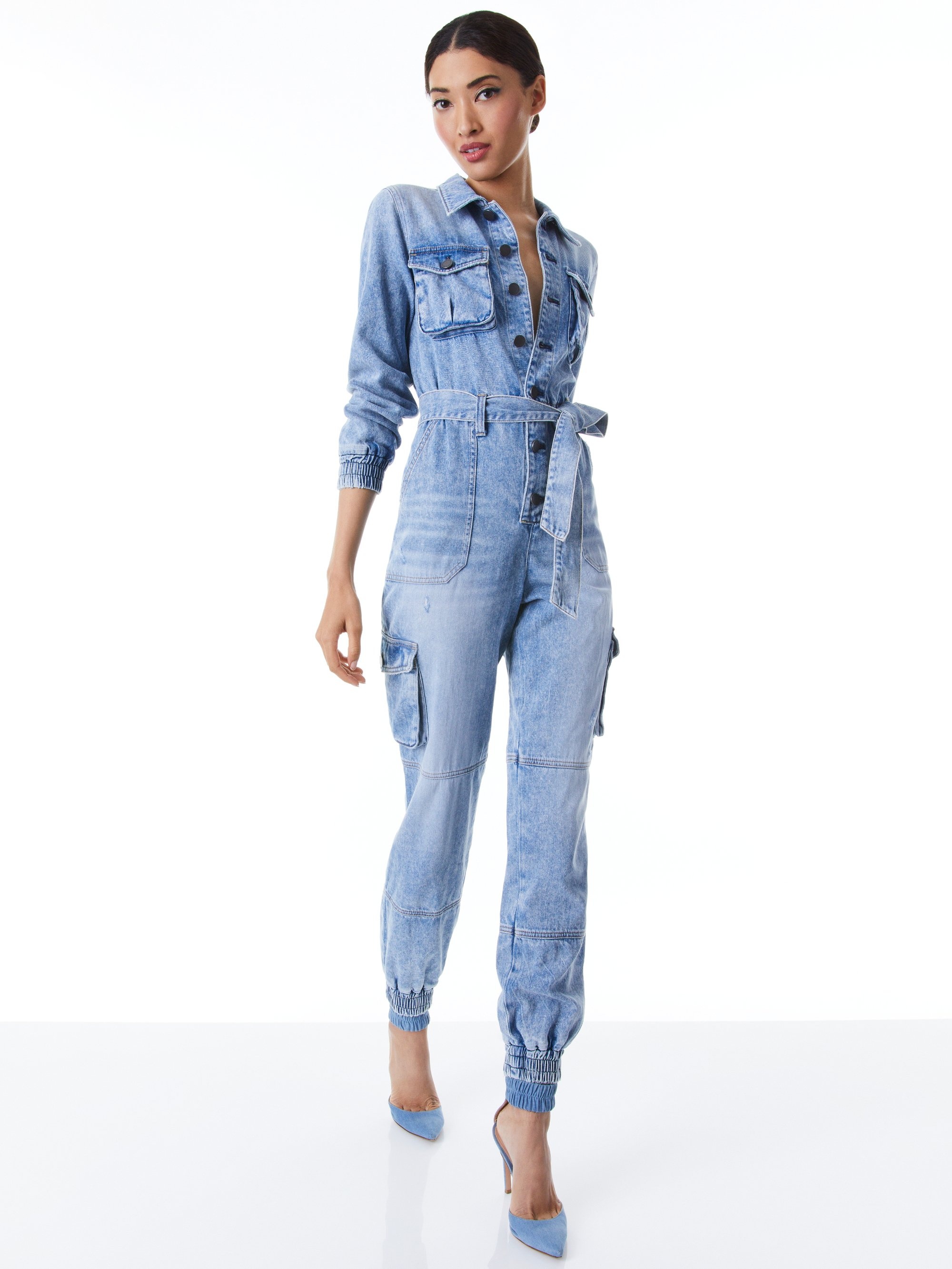 ETHA CHAMBRAY JUMPSUIT - 6