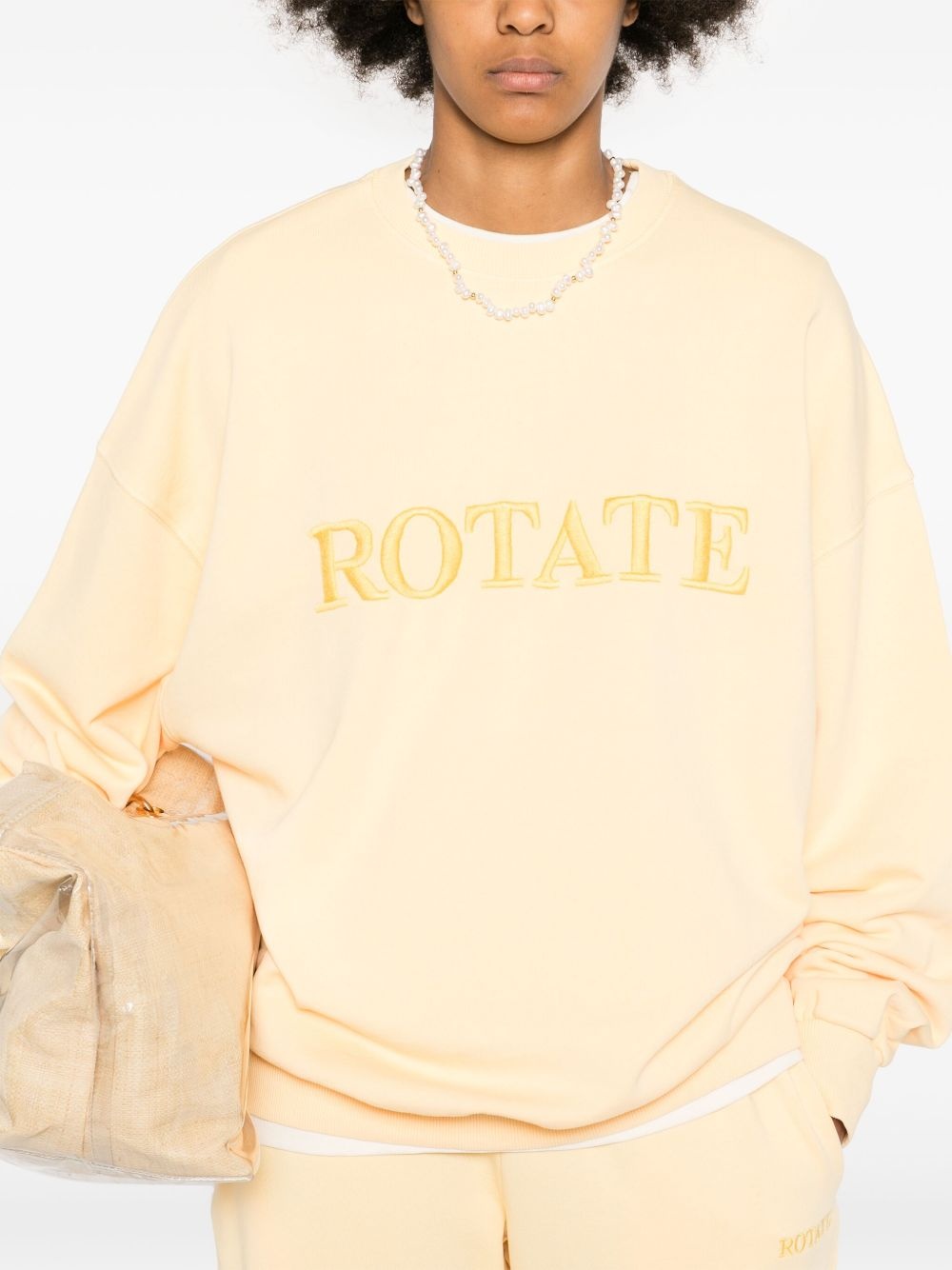 logo-embroidered sweatshirt - 5