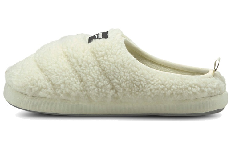 PUMA Scuff Sherpa Slippers 'Whisper White' 384943-01 - 2