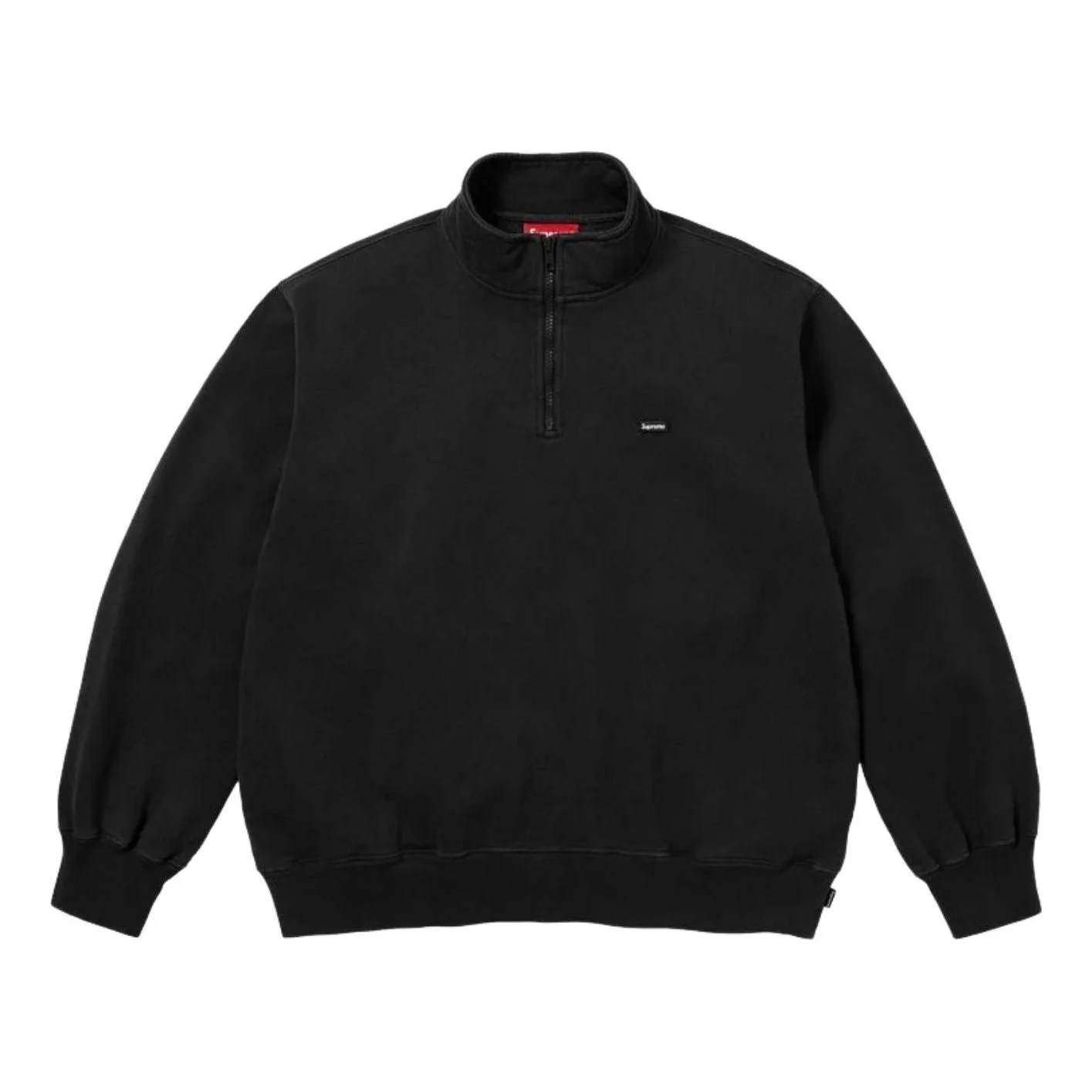 Supreme SS26 Small Box Half Zip Pullover 'Black' SUP-SS26-200-BLK - 1