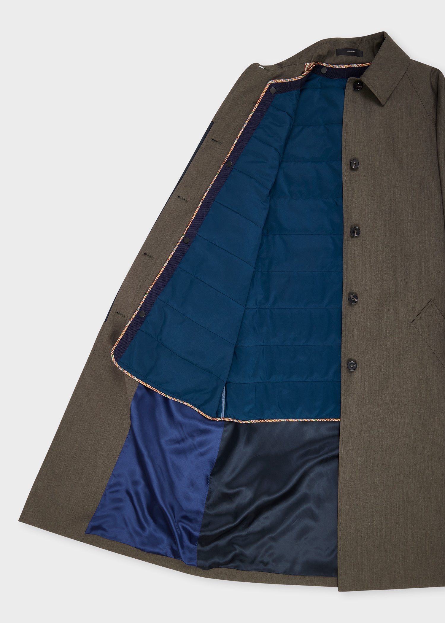 Women's Grey Mélange Belted 'Storm System' Mac Coat - 4