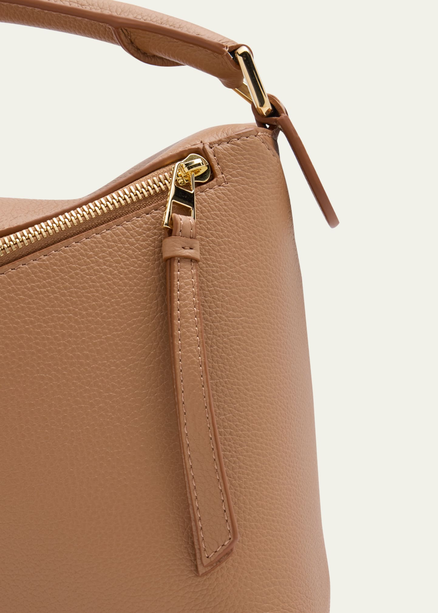 Puzzle Edge Leather Top-Handle Bag - 5