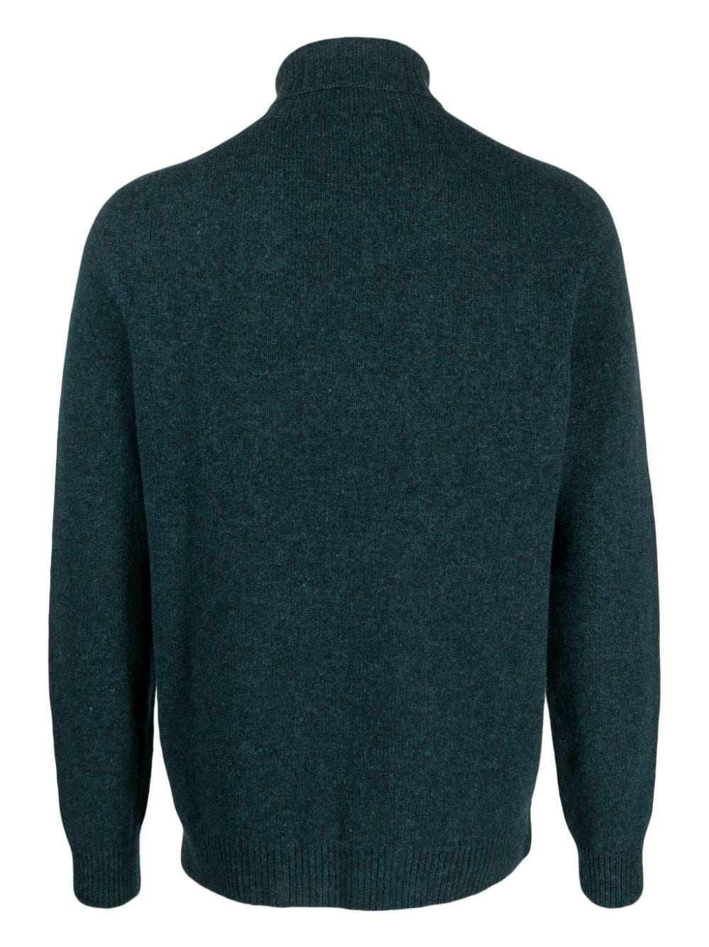 roll-neck lambs-wool jumper - 2