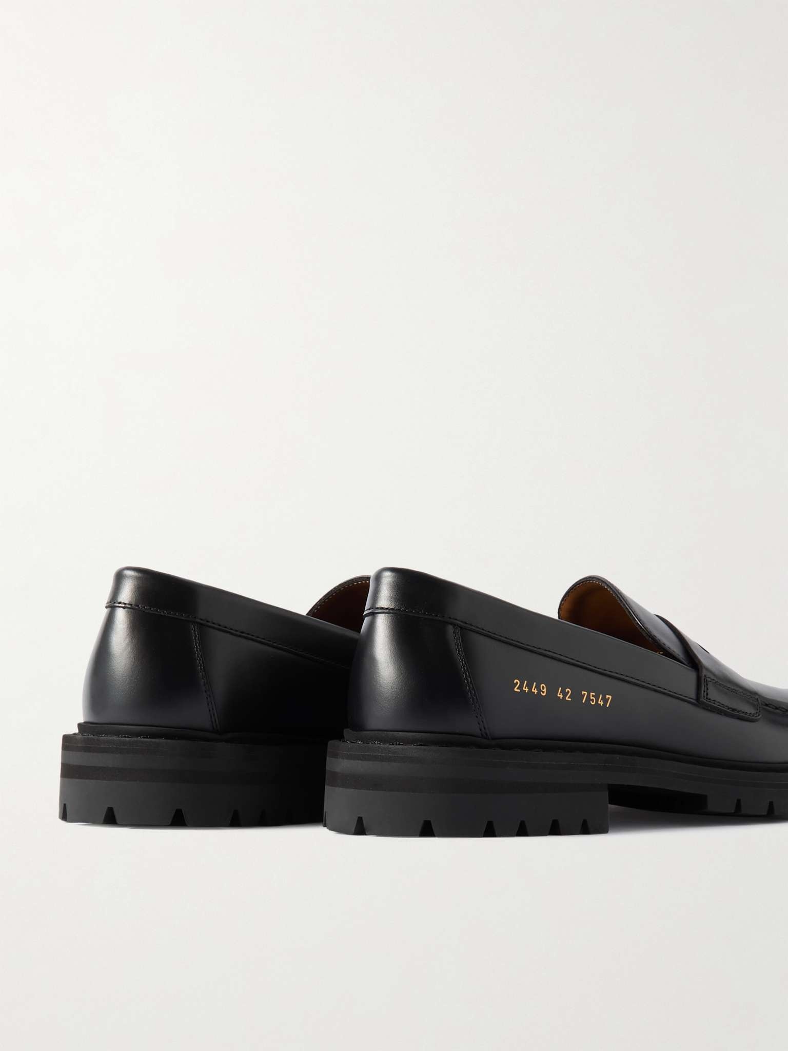 Leather Penny Loafers - 5
