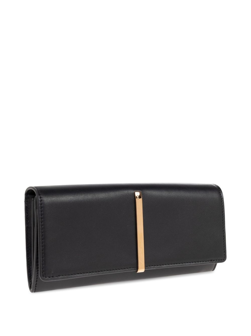 engraved-logo leather wallet - 3