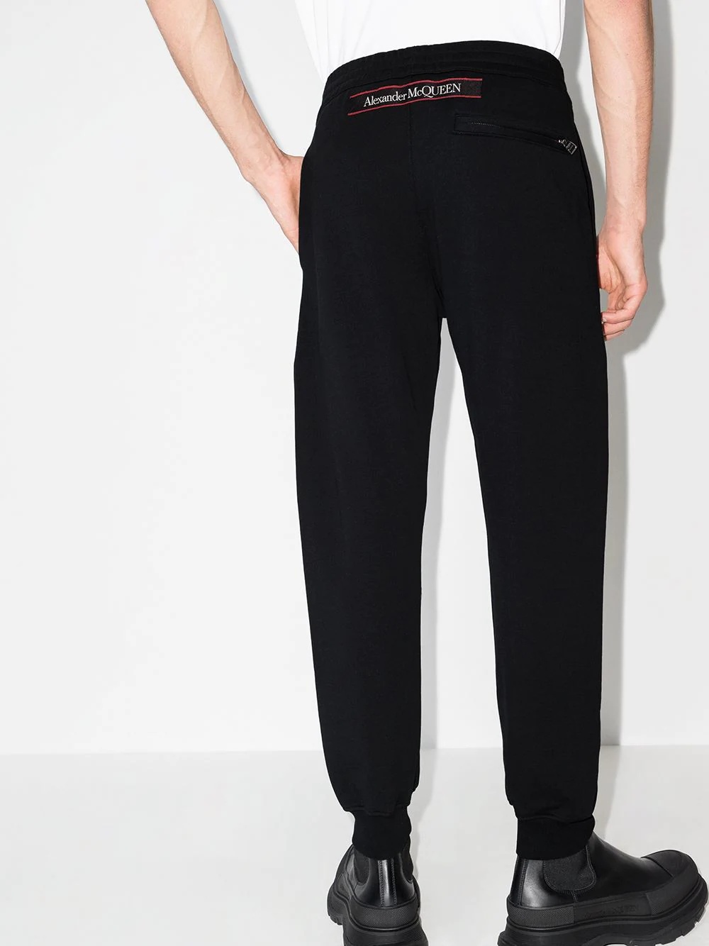 logo-tape straight-leg track pants - 3