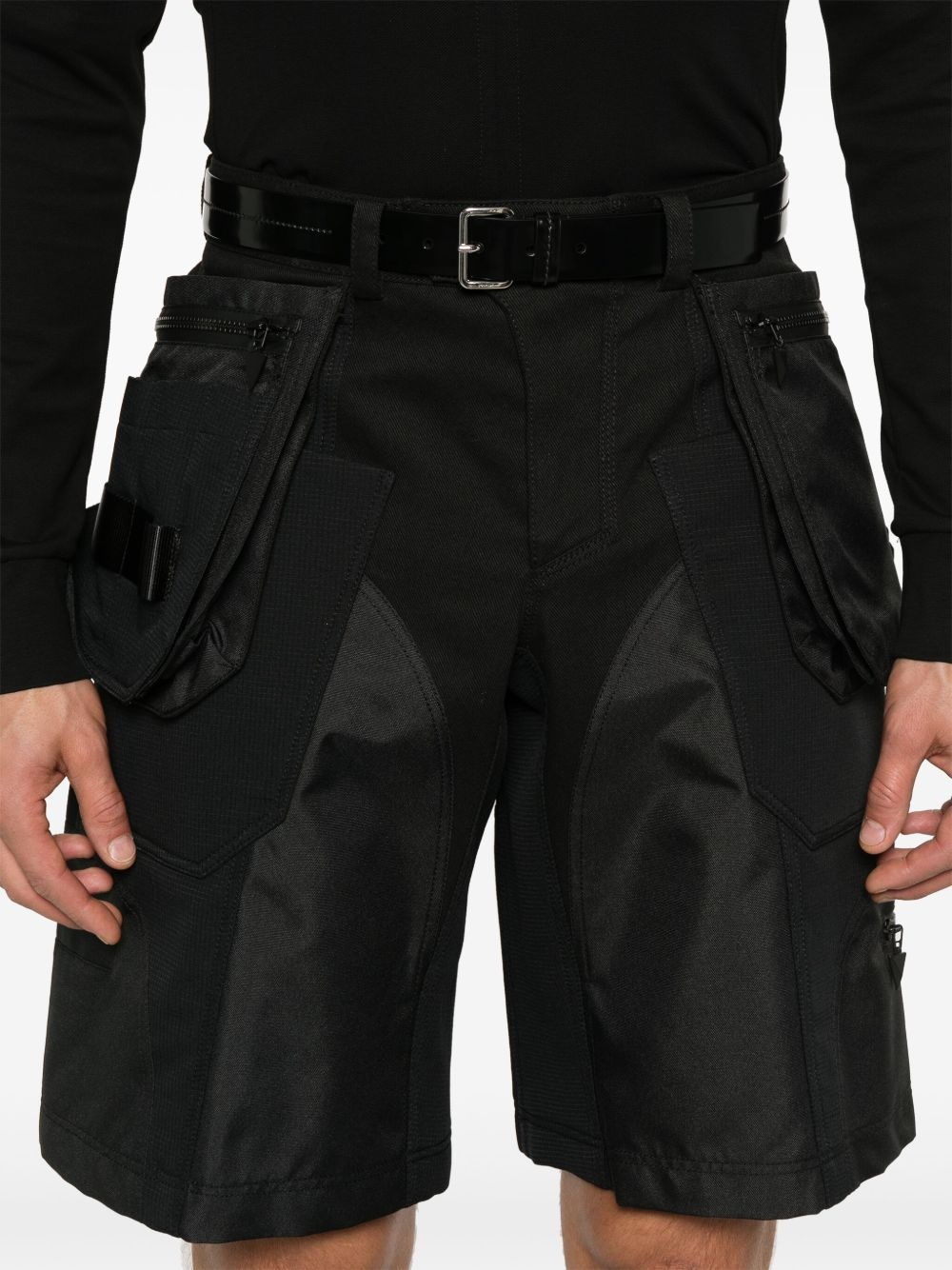panelled-design cargo shorts - 5