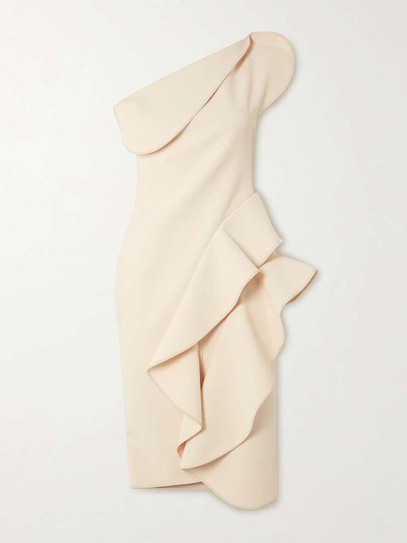 Rhythm strapless ruffled crepe midi dress - 1
