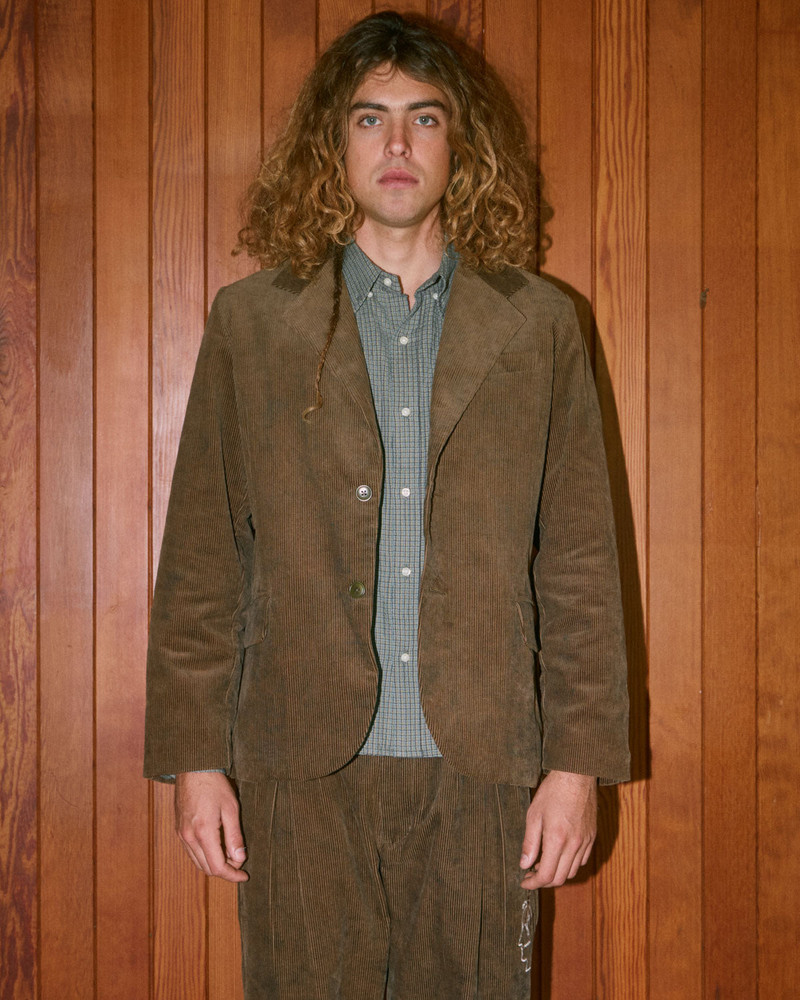BRAIN DEAD Brooks Brothers California Suit Jacket - Brown outlook