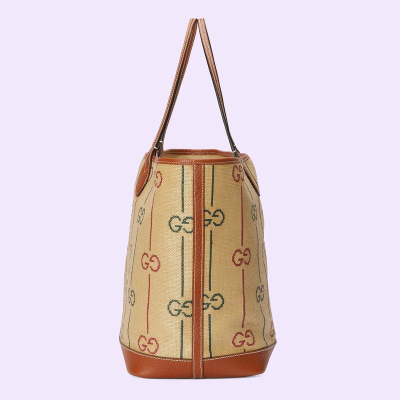 GG large cotton tote bag 8