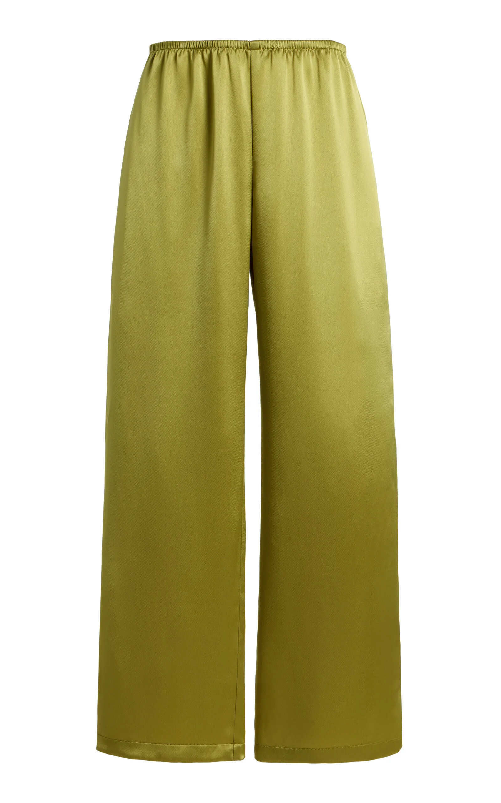 Barb Satin Wide-Leg Pants - 1