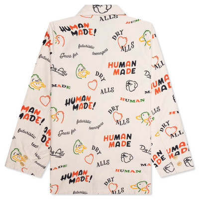 Human Made PRINTED JACKET - WHITE outlook