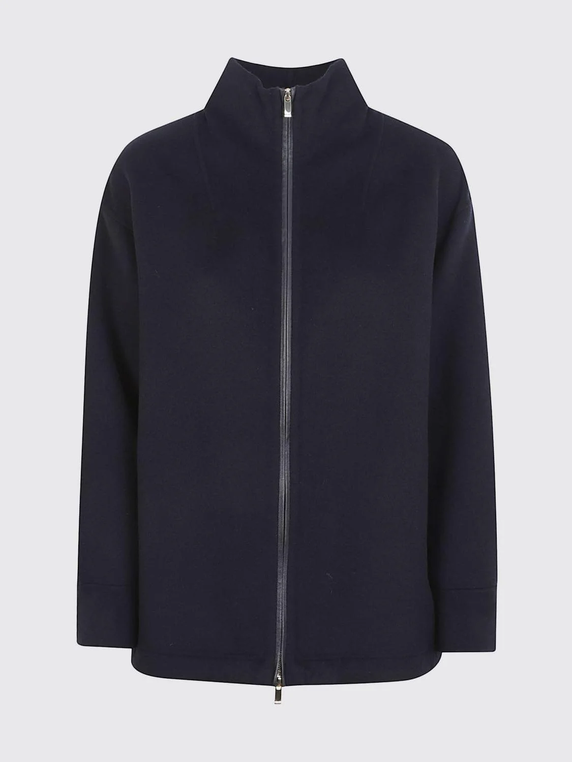 Max Mara Studio Women Wool And Silk Zip Jacket Max Mara Studio - 1