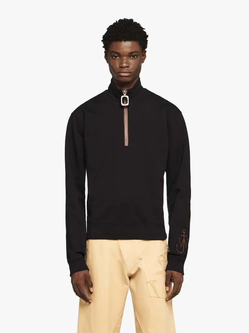 JW Anderson SWEATSHIRT WITH HALF ZIP outlook