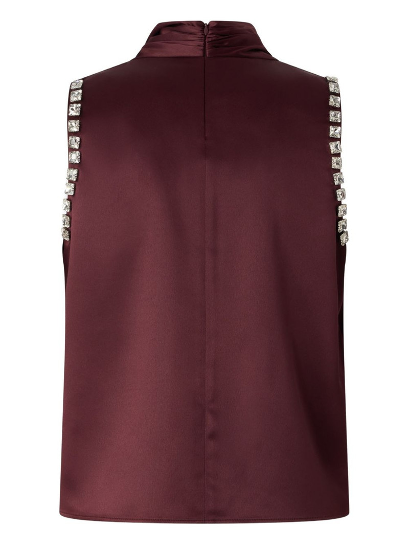 PINKO tie-neck satin blouse outlook