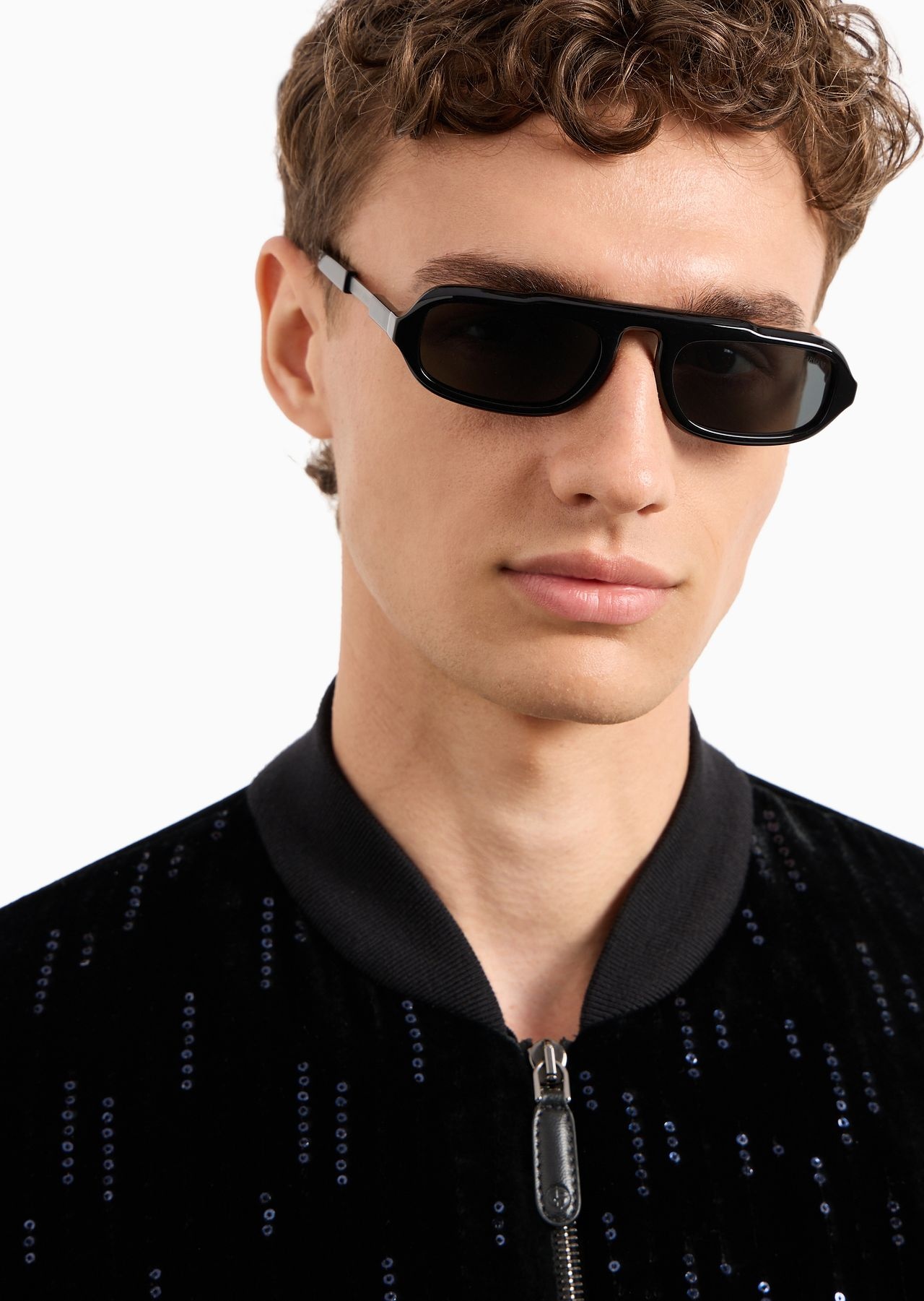Men’s rectangular sunglasses - 5
