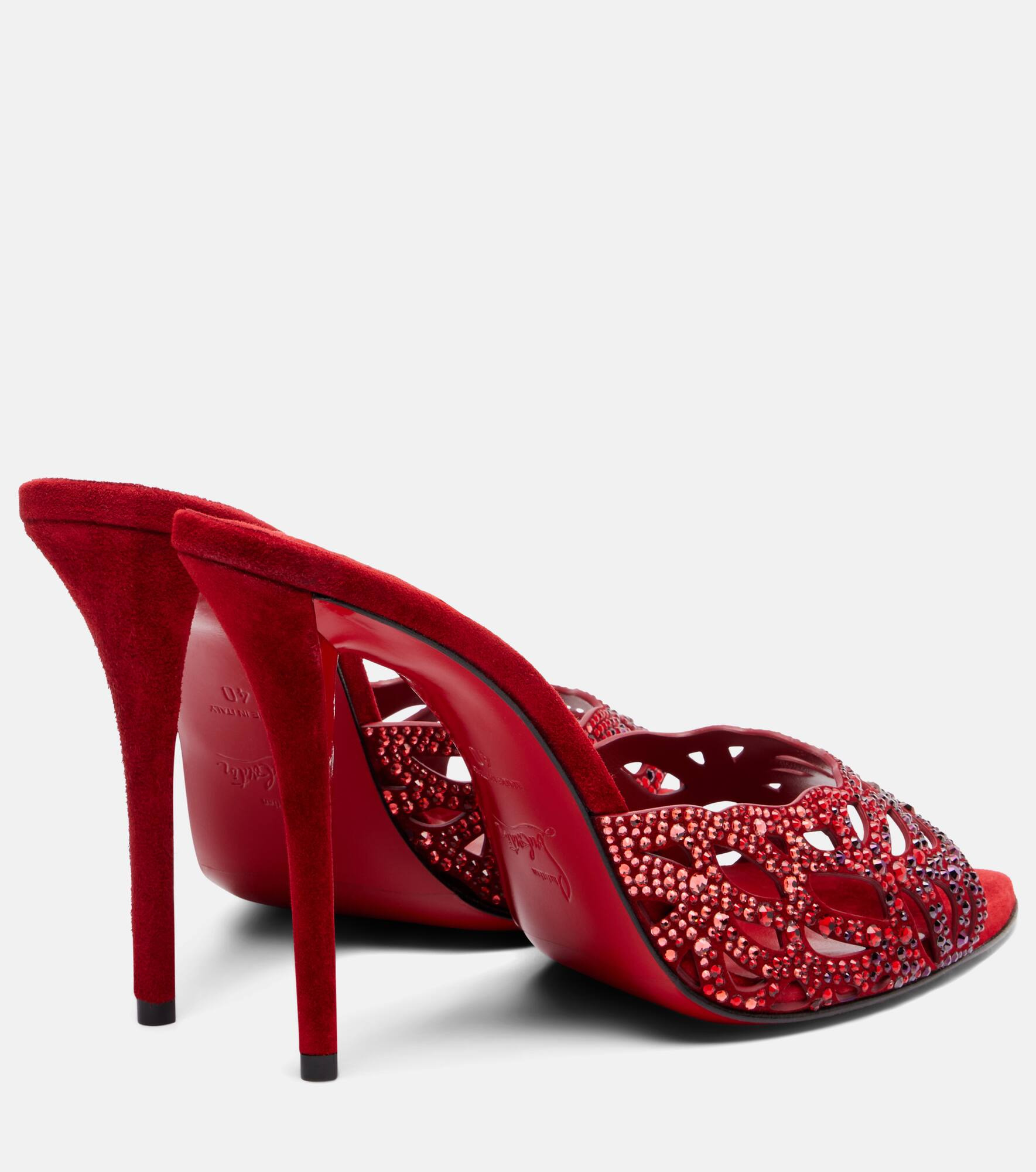 Lasera 100 embellished mules - 2