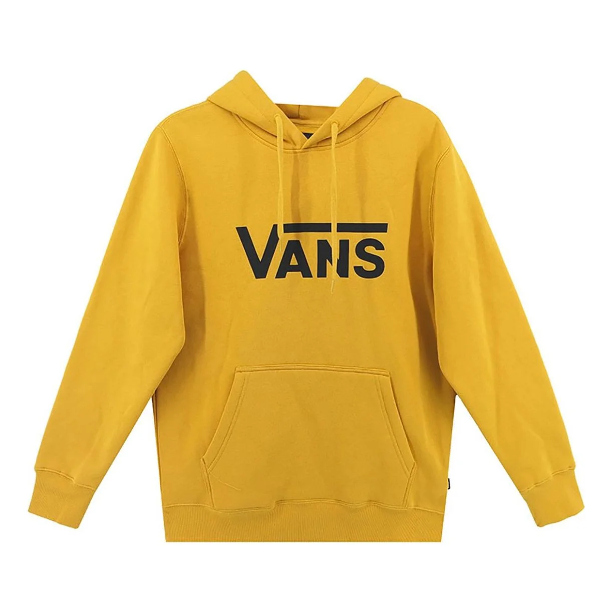 Vans Contrasting Colors Alphabet Logo Hooded Pullover Fleece Lined Stay Warm Yellow VN0A5H87YWM - 1