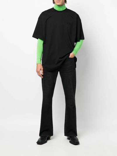 VETEMENTS embroidered-logo cotton T-shirt outlook