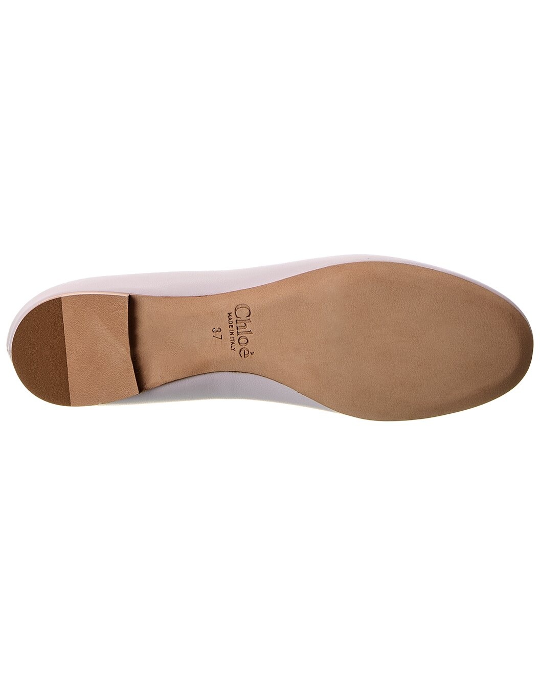 Chloé Lauren Scalloped Leather Ballerina Flat - 4