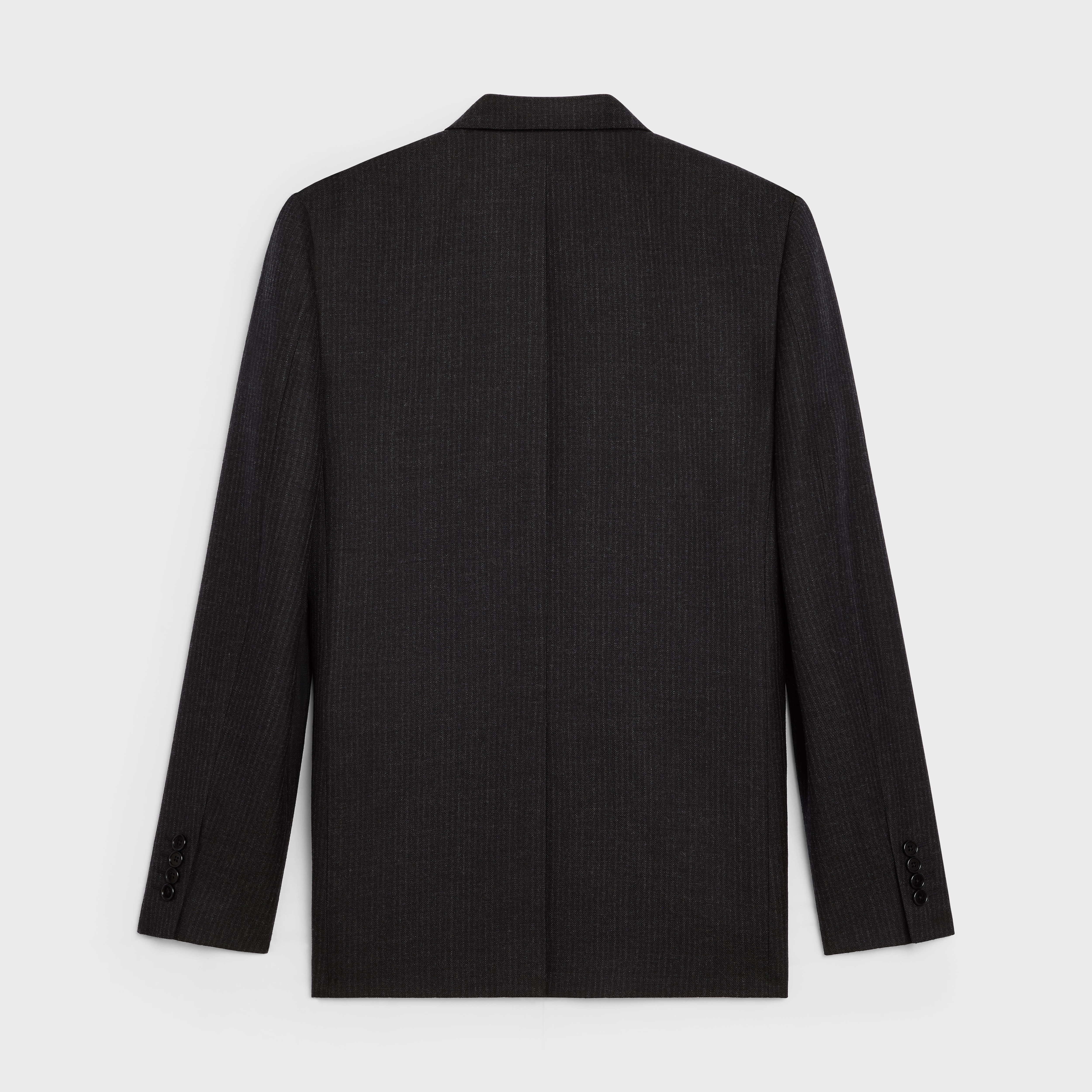 RECTANGLE JACKET IN STRIPED WOOL - 2