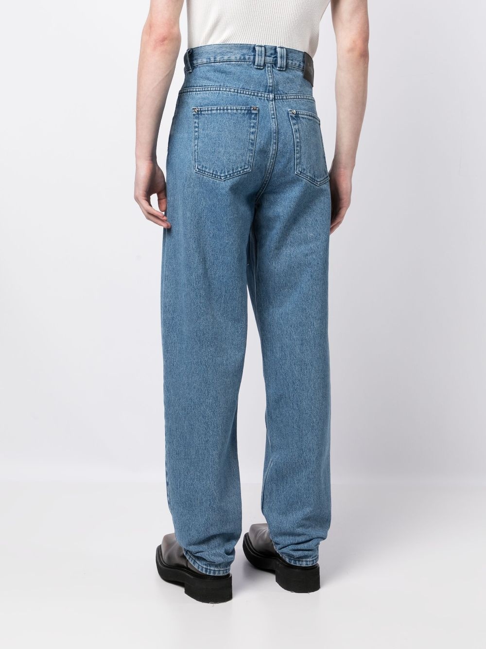 zip-up lose-fit jeans - 4