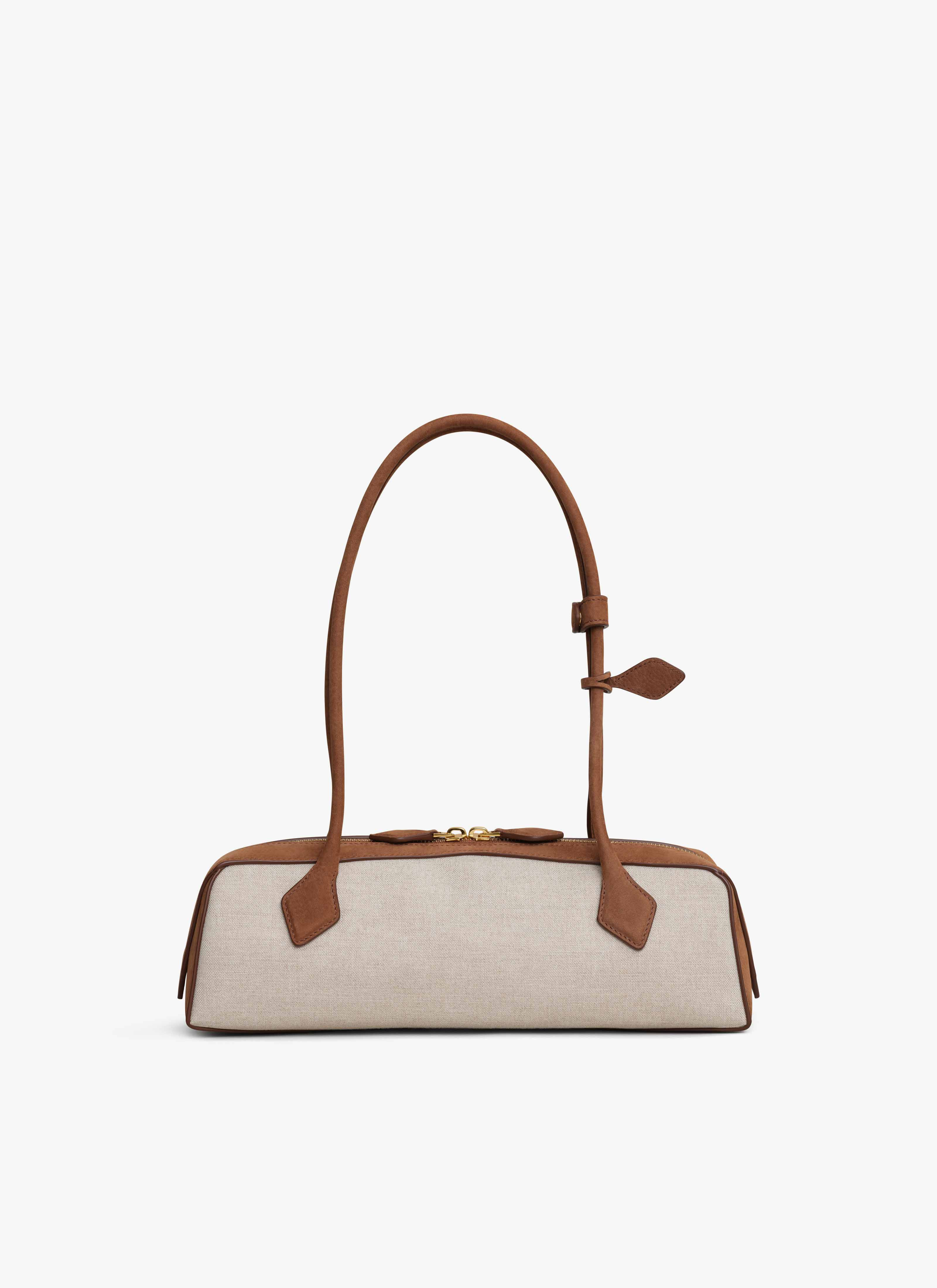 LE TECKEL MEDIUM BAG IN CANVAS AND NUBUCK - 4
