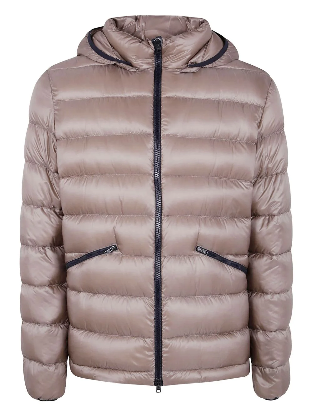hooded zip padded jacket - 1