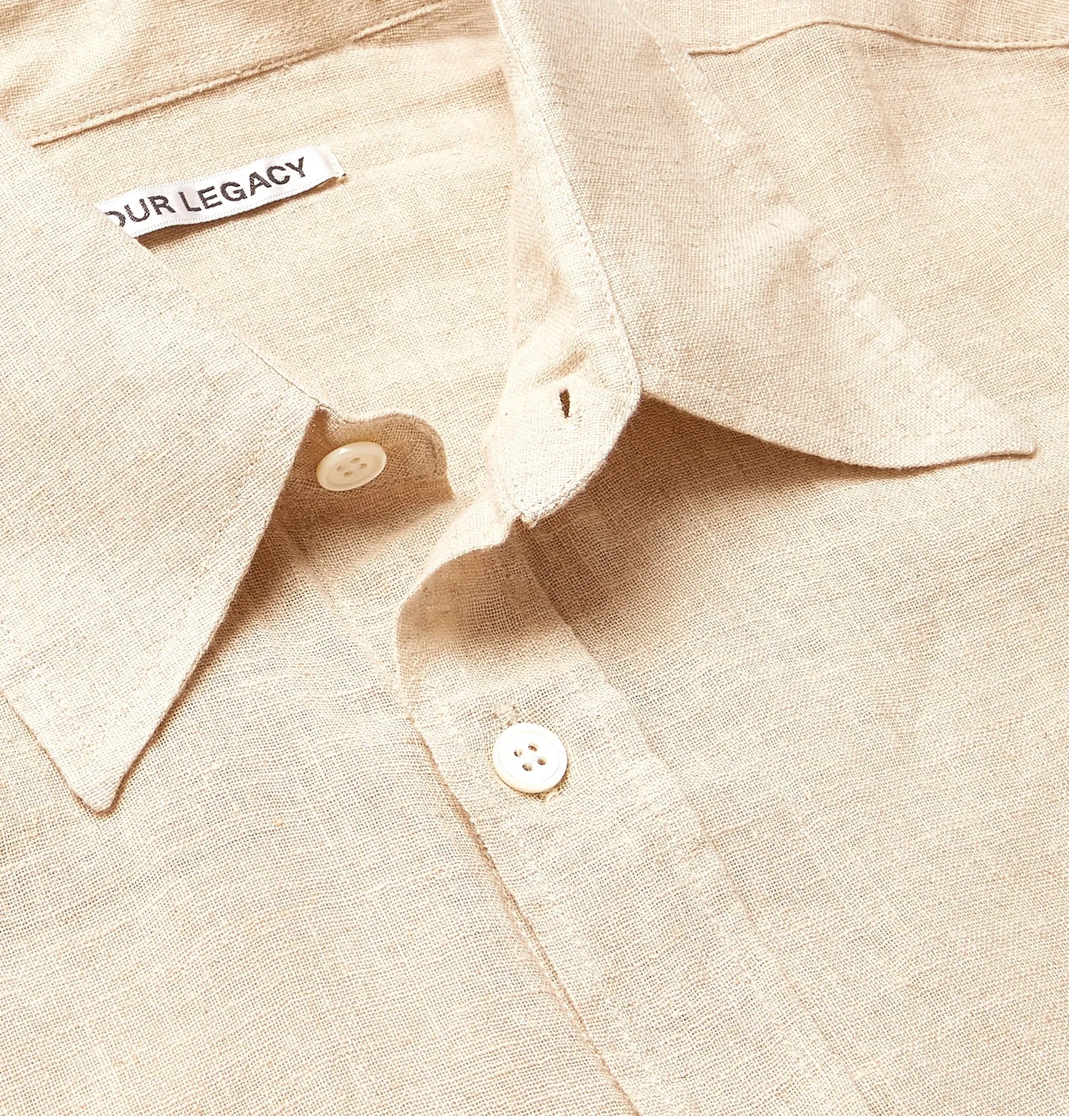 Borrowed Cotton and Linen-Blend Shirt - 5