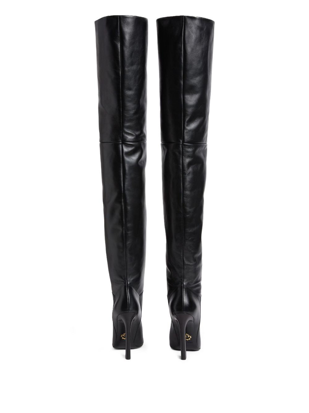 Twin over-the-knee heeled boots - 3