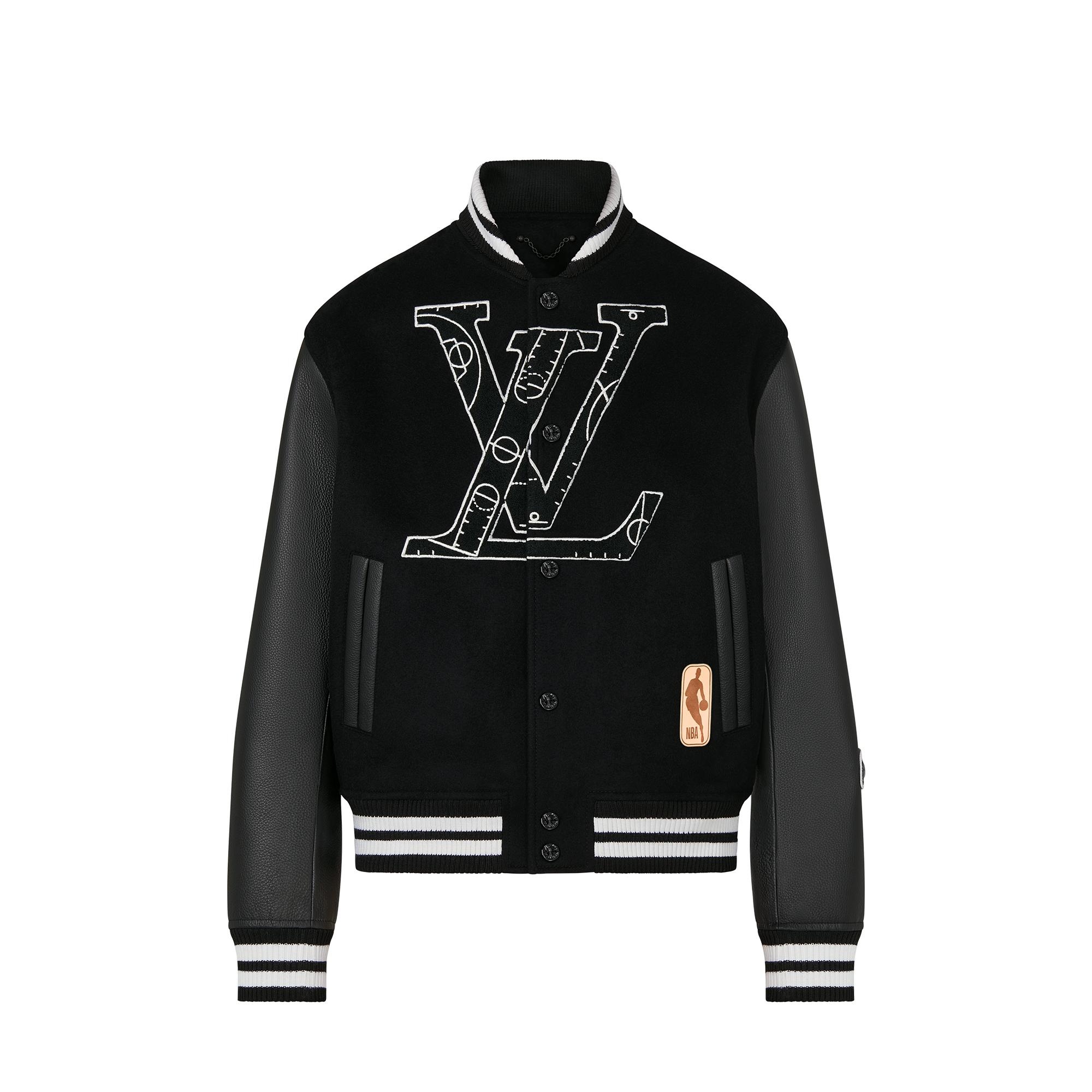 LVxNBA Leather Basketball Jacket - 1