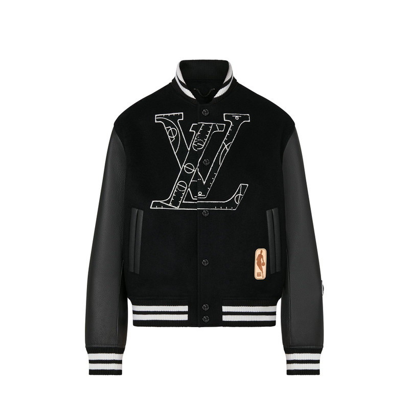 LVxNBA Leather Basketball Jacket - 1
