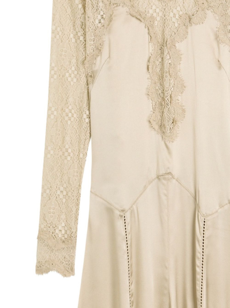 Isabel Marant Dolores lace-embellished maxi dress outlook