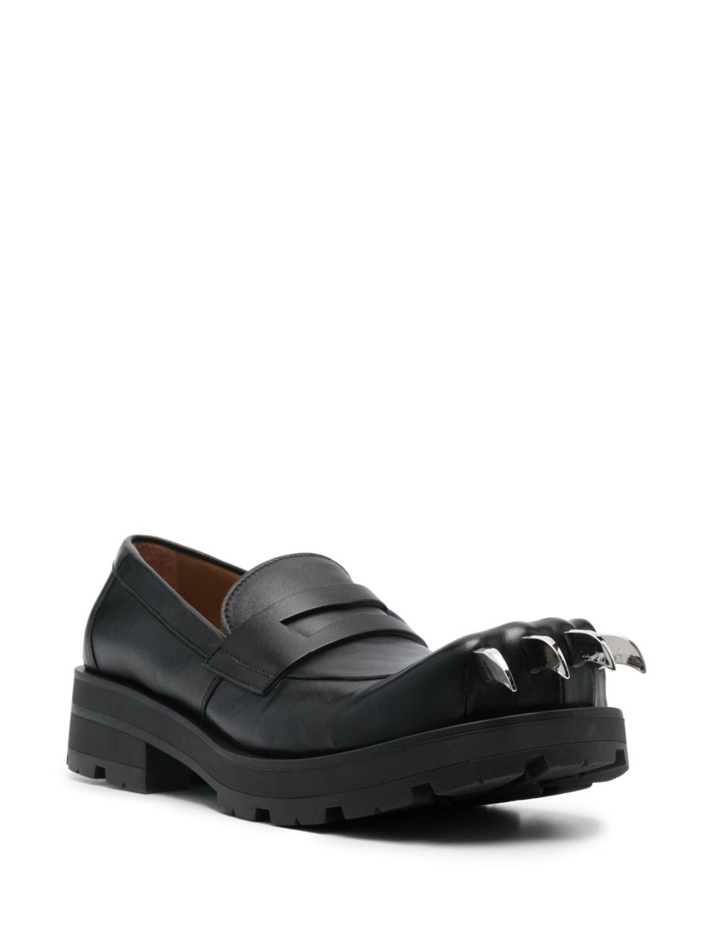 Moggies claw-detailing loafers - 2