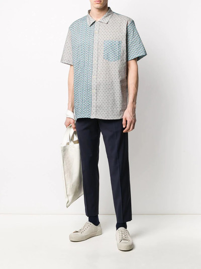 By Walid Carson panelled shirt outlook