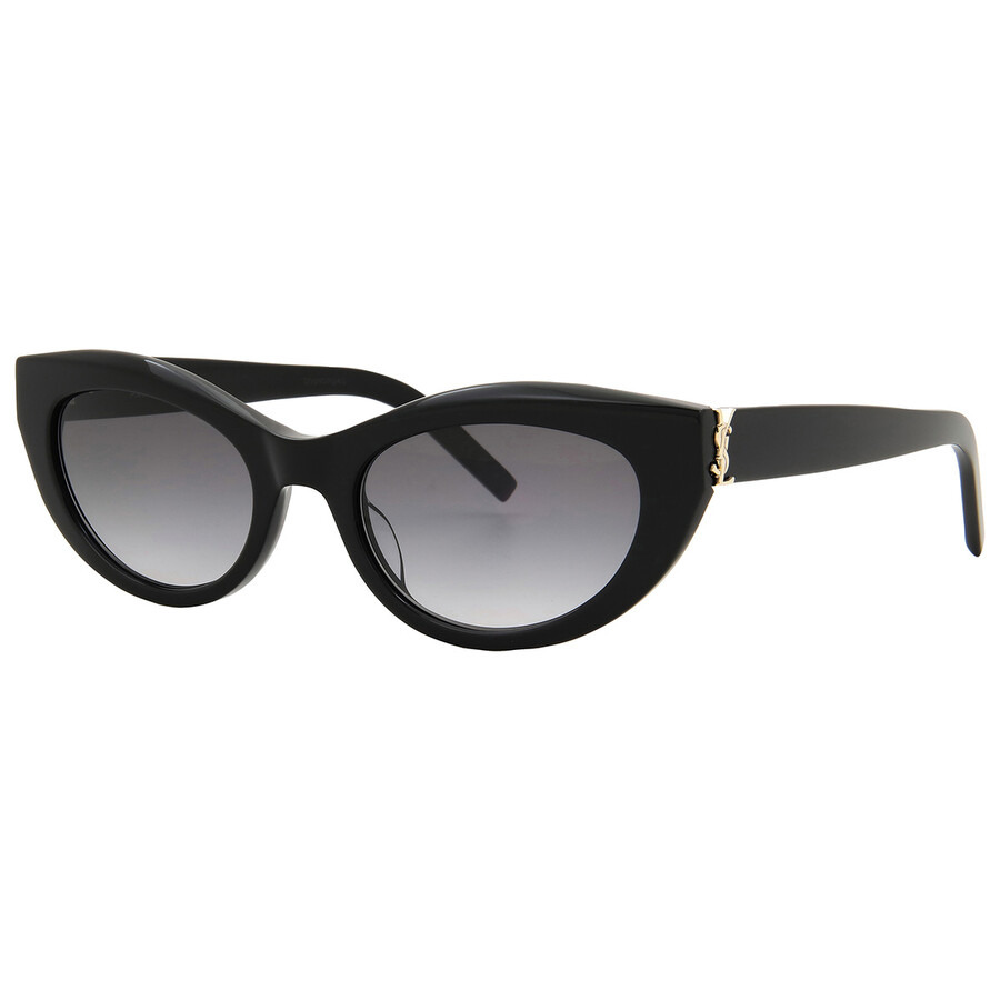 Saint Laurent Grey Geometric Ladies Sunglasses SL M115 002 54 - 3